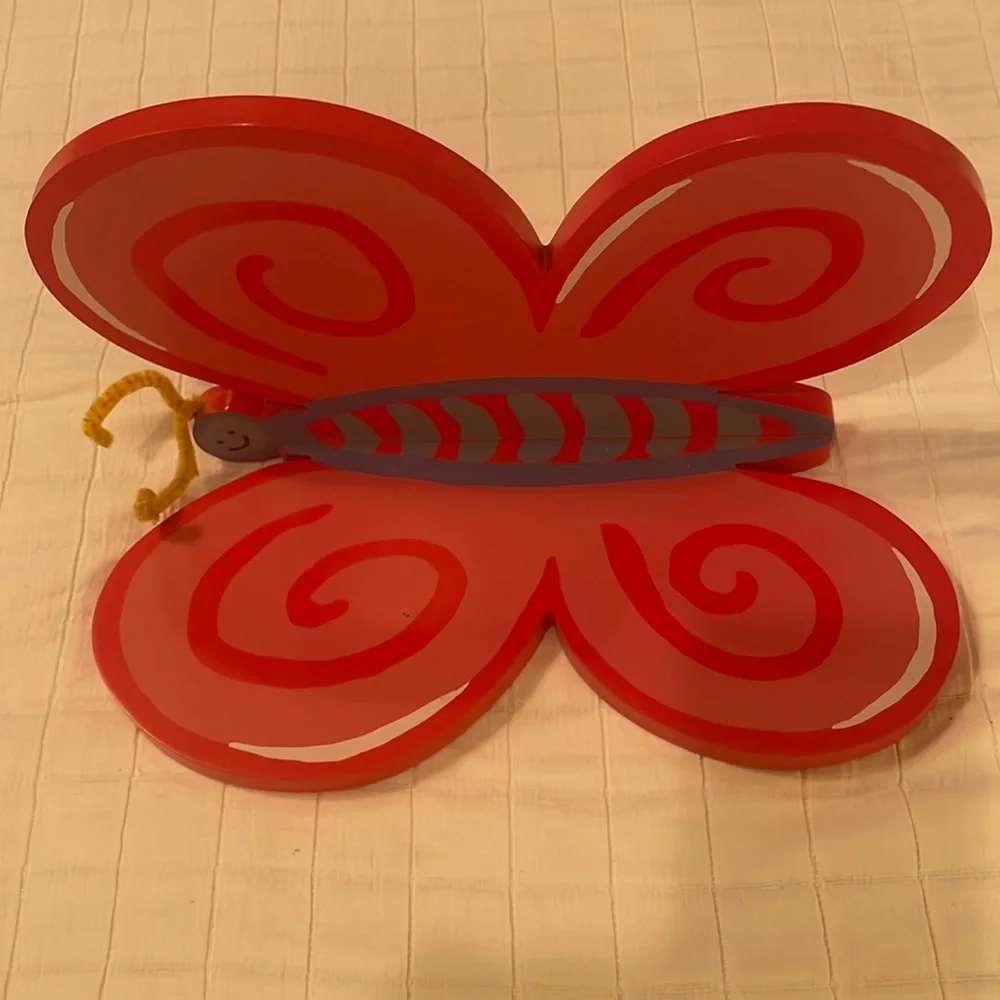 Y2K butterfly shelf wooden girls pink purple